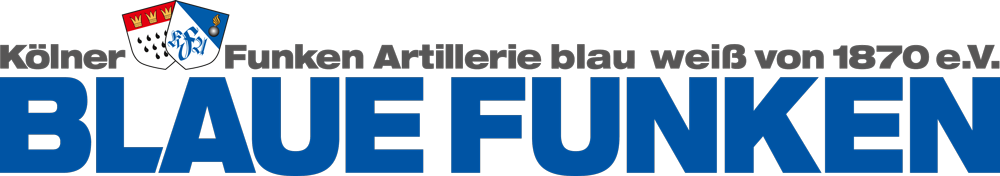 Logo des Sponsors: Blaue Funken
